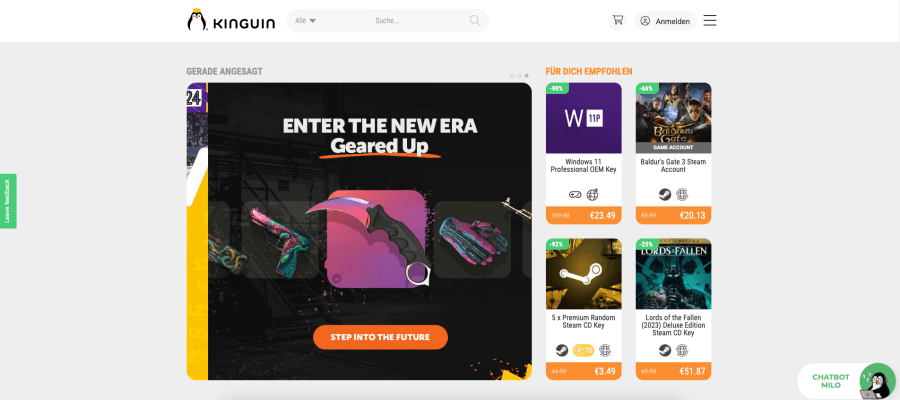 Kinguin- Website